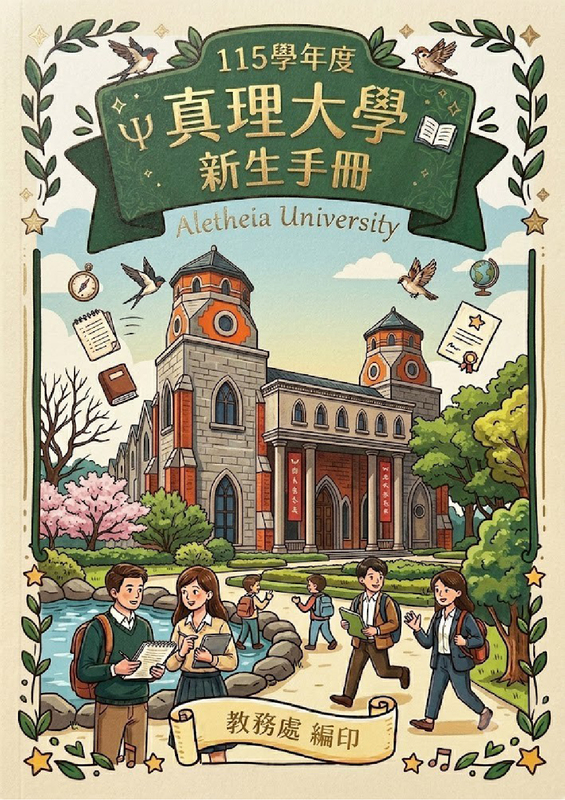 115學年度真理大學新生入學手冊(封面)